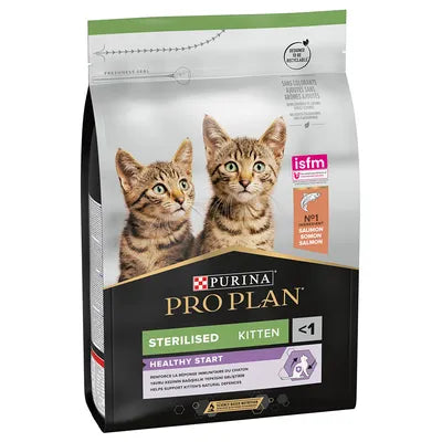 4kg PURINA PRO PLAN Sterilised Kitten Healthy Start saumon pour chaton -(4 variantes)