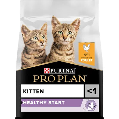 4kg PURINA PRO PLAN Kitten Healthy Start riche en poulet (3 variantes)