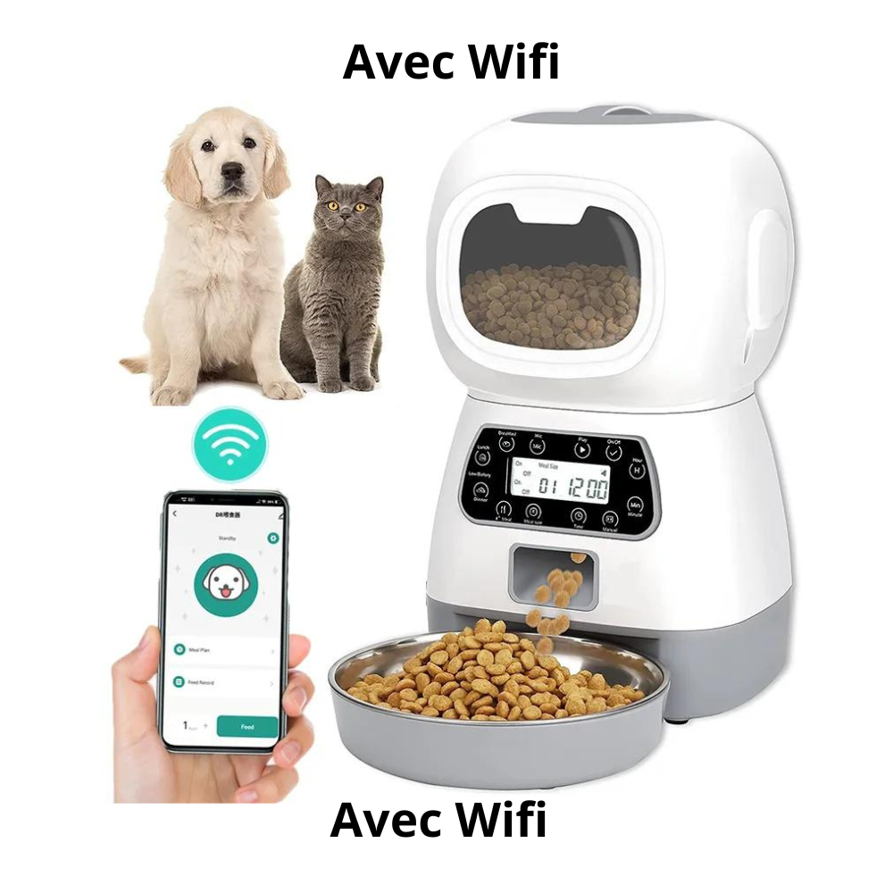 Distributeur automatique d'aliments pour animaux de compagnie