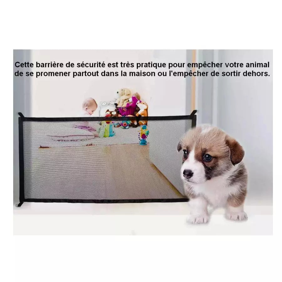 Barrière clôture de sécurité pour chien