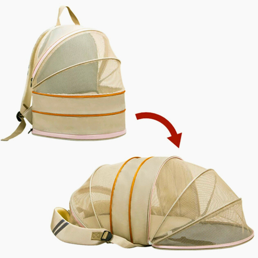 Sac à dos de transport extensible pour chat