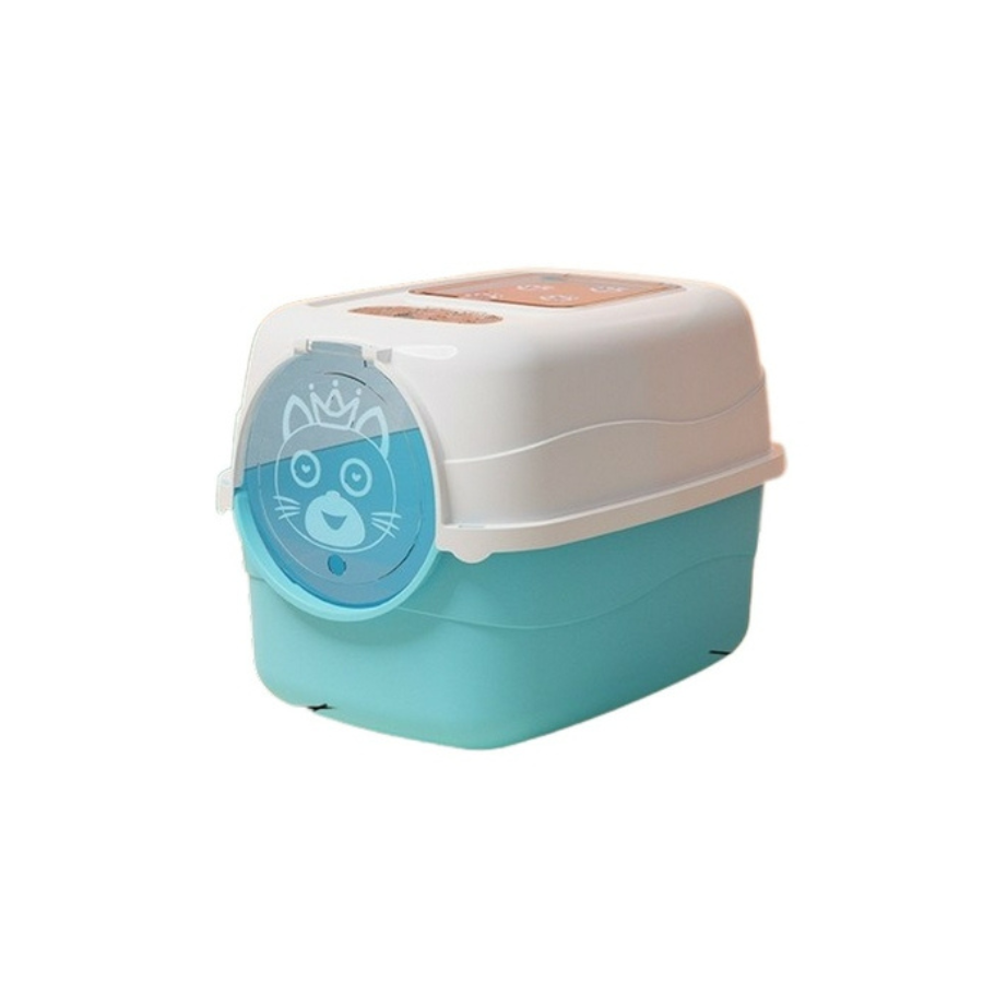 Bac à litière double ouverture pour chats