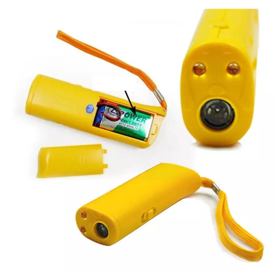 Dispositif de dressage anti-aboiement pour animaux de compagnie ultrason 4 en 1