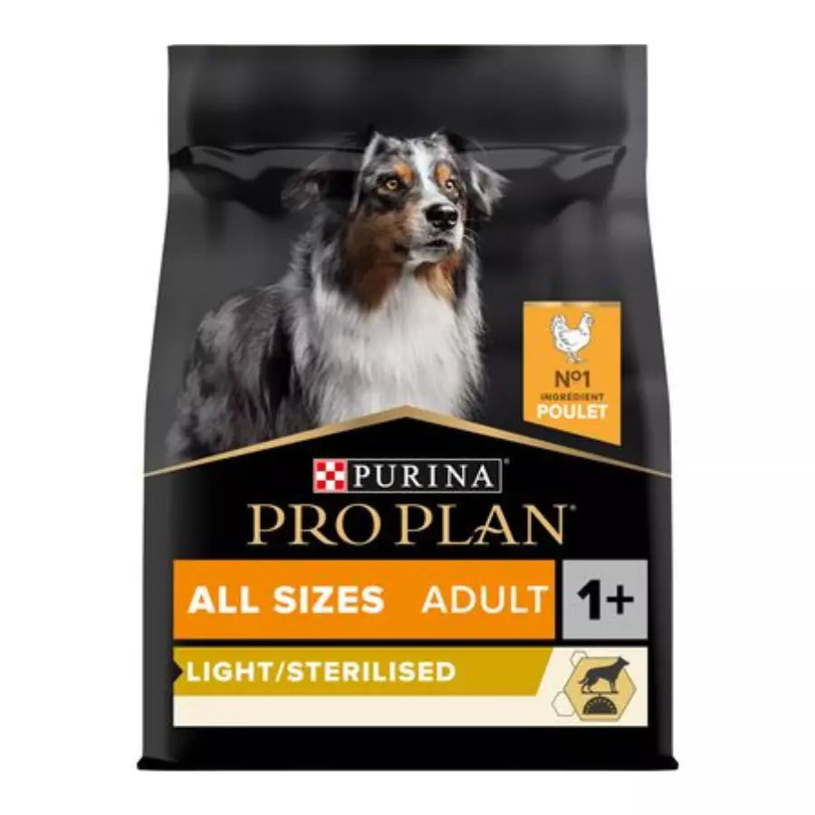 PURINA PRO PLAN All Sizes Adult Light/Sterilised pour chien 7kg-(7 variantes)