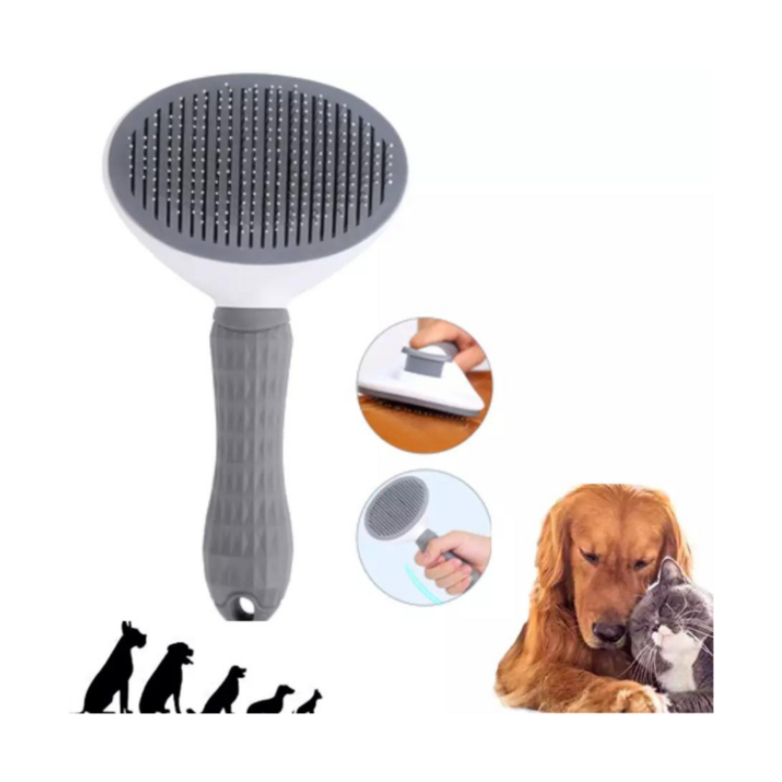 Brosse à poils pour chiens chat toilettage automatique