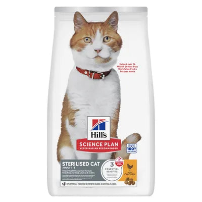 Hill's Science Plan Adult Sterilised poulet pour chat 10kg