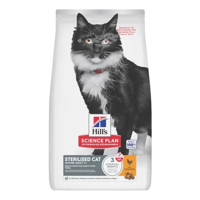 Hill's Science Plan Mature Adult Sterilised poulet pour chat 10kg