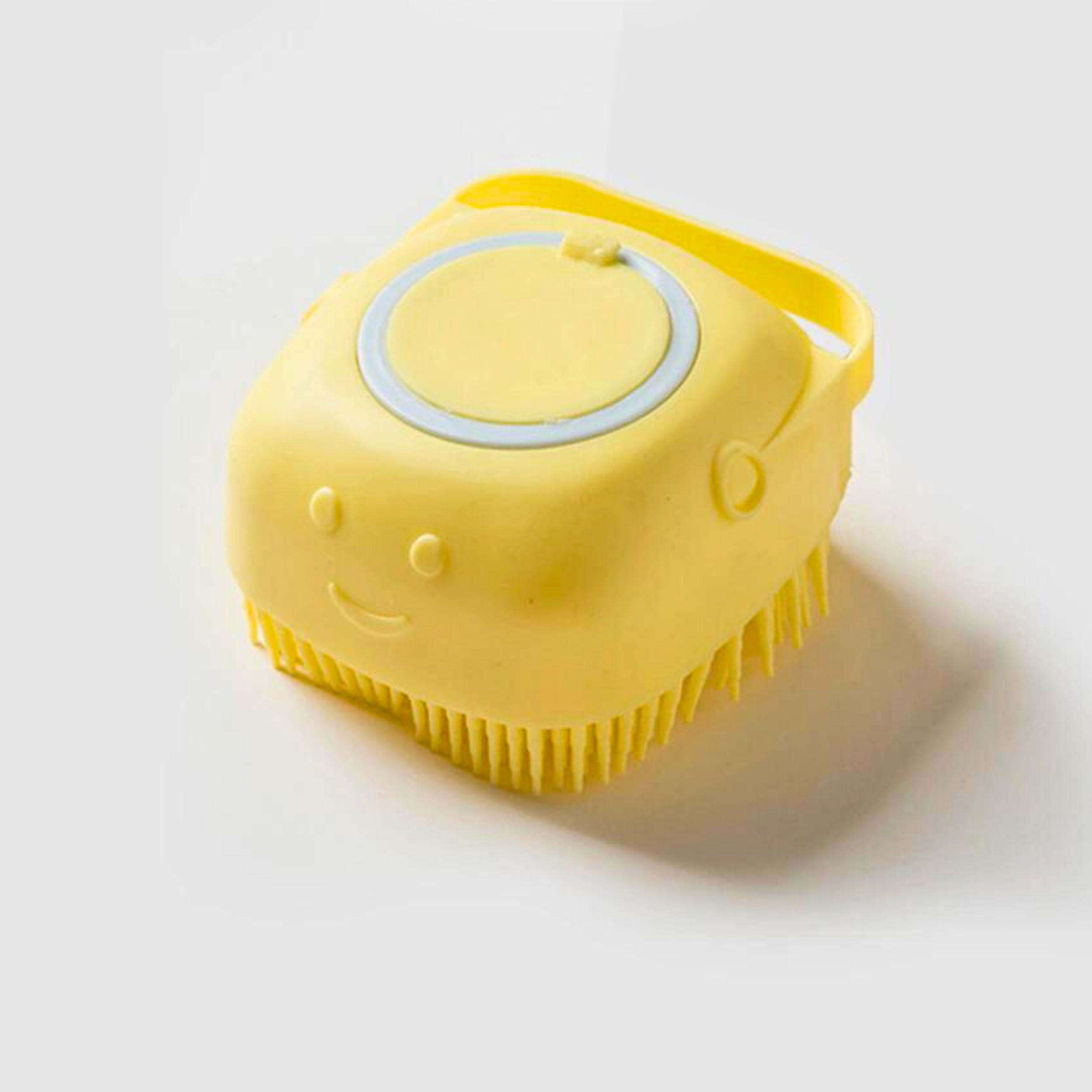 Brosse de bain en silicone souple pour chiens et chats