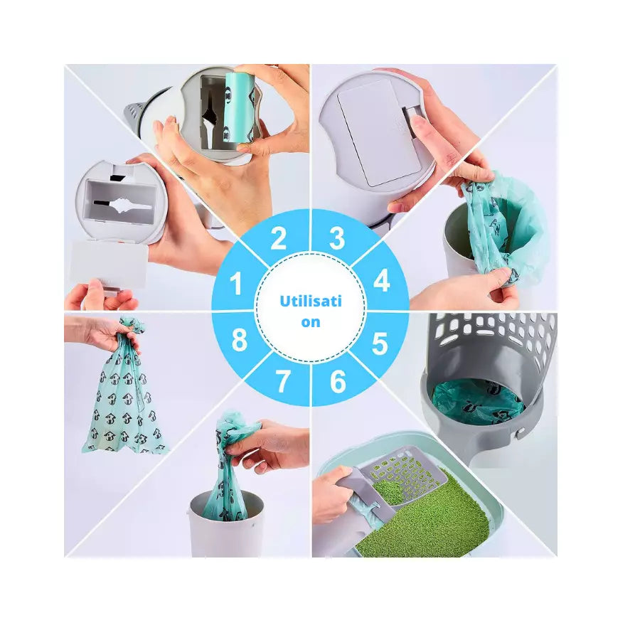 Pelle à litière avec sac intégré pour Chat