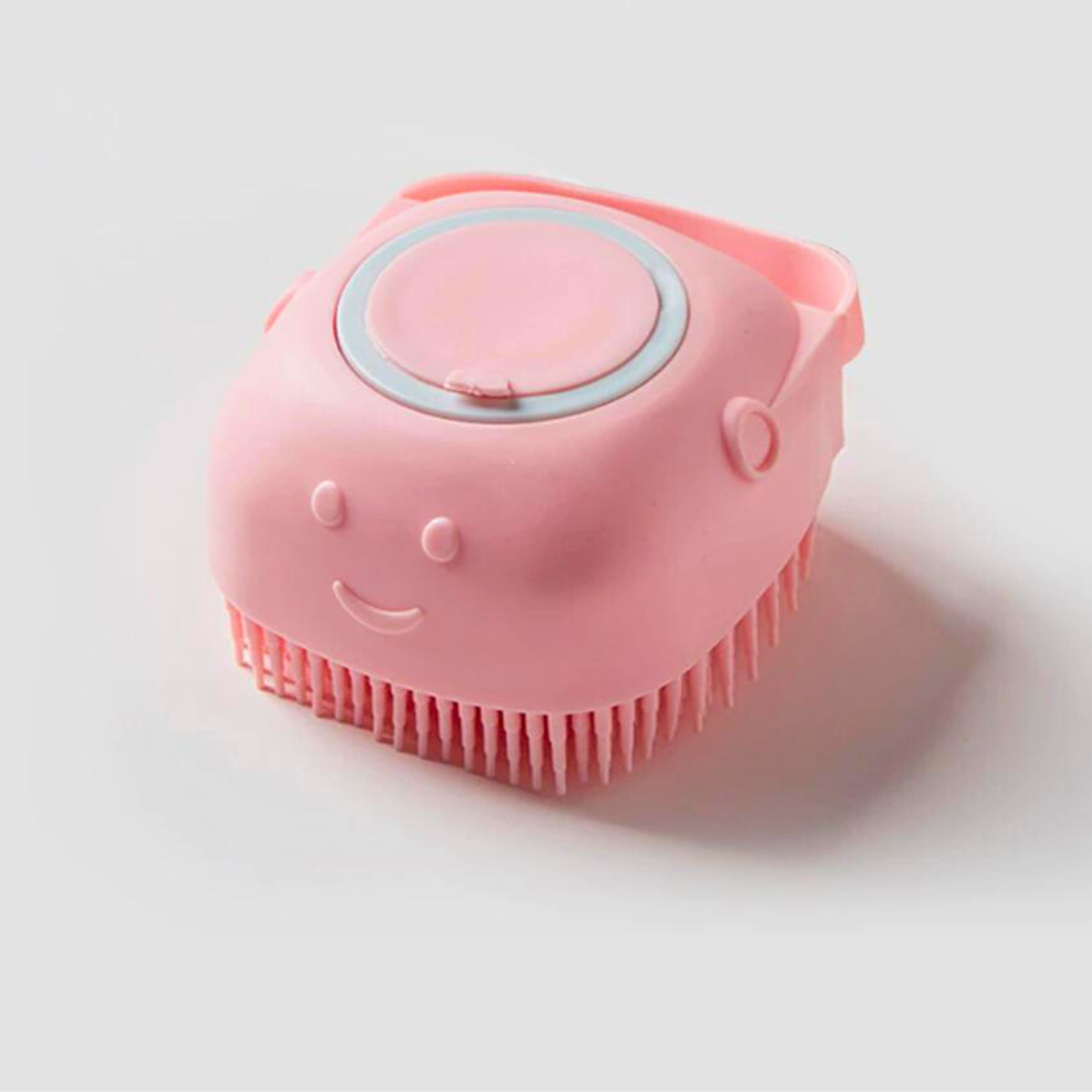 Brosse de bain en silicone souple pour chiens et chats