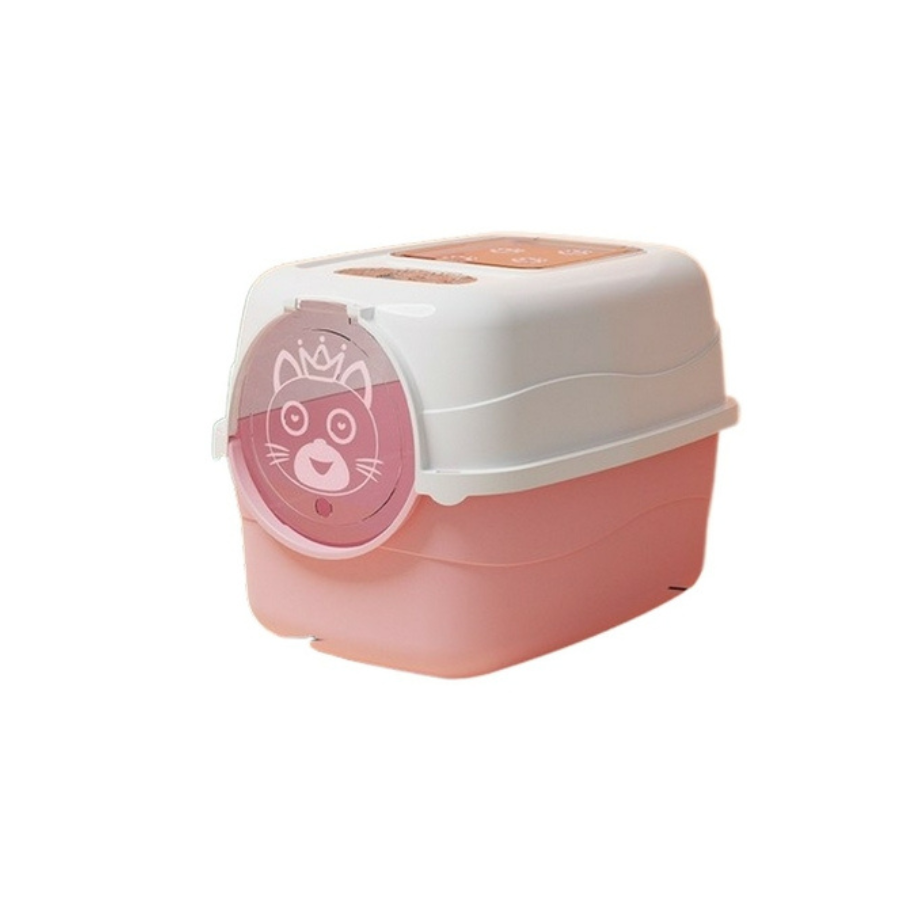 Bac à litière double ouverture pour chats