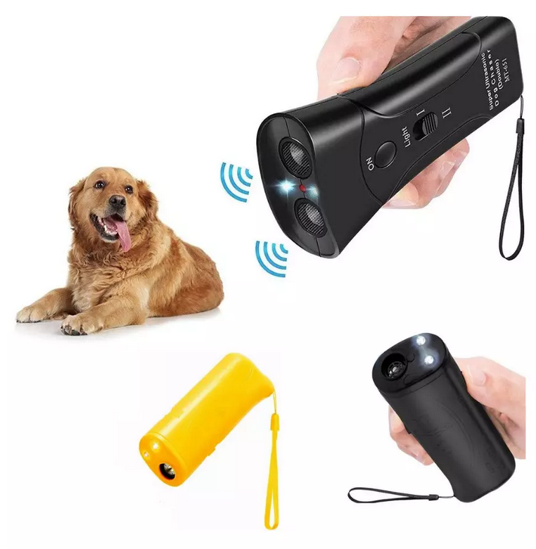 Dispositif de dressage anti-aboiement pour animaux de compagnie ultrason 4 en 1