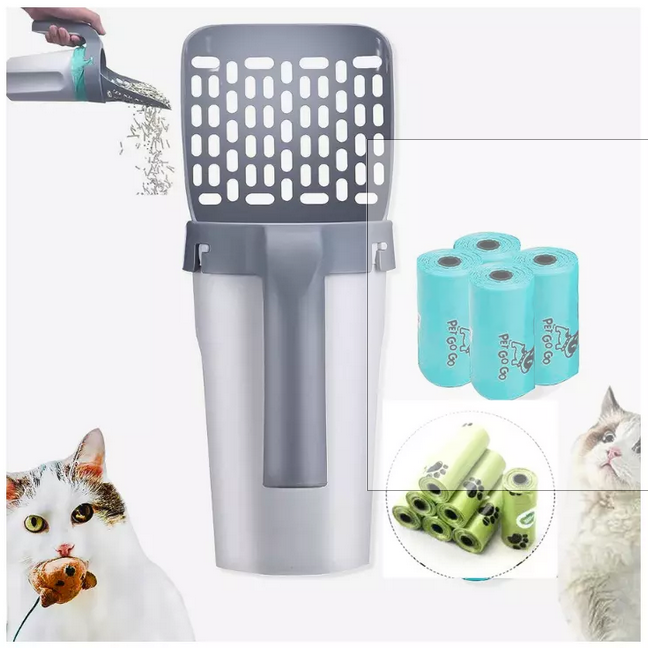 Pelle à litière avec sac intégré pour Chat