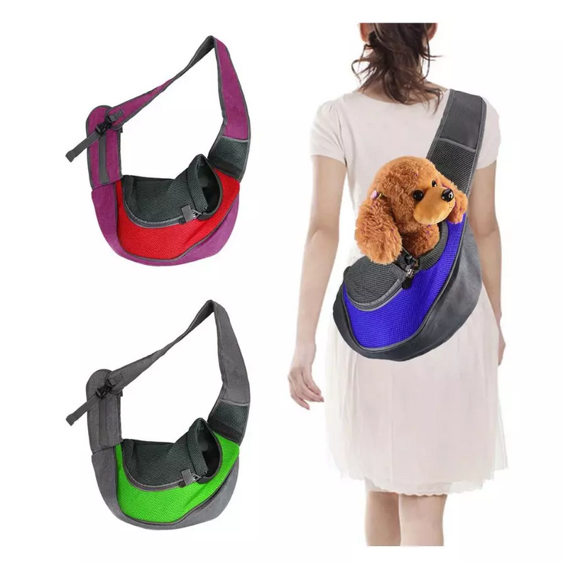 Sac de transport bandoulière pour chien-chat