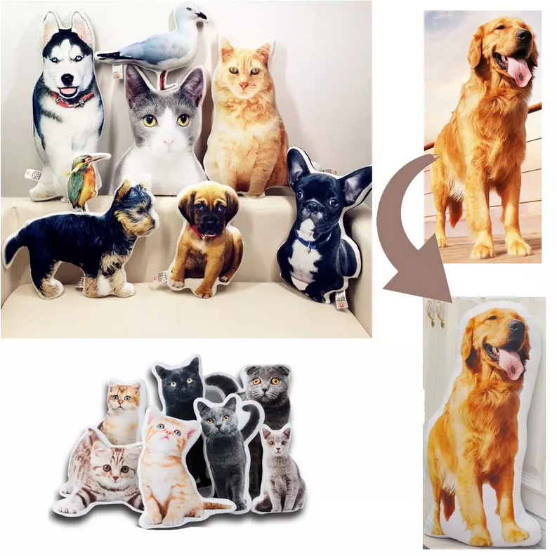 Coussin 3D personnalisé pour animaux de compagnie