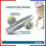2-Colliers Seresto Antiparasitaire Anti-Puces et Anti-Tiques pour CHAT lot de 2