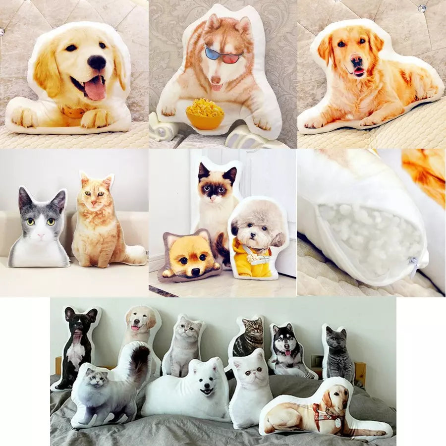 Coussin 3D personnalisé pour animaux de compagnie