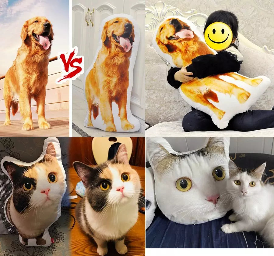 Coussin 3D personnalisé pour animaux de compagnie