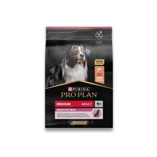 PURINA PRO PLAN Medium Adult Sensitive Skin pour chien 3kg(4 variantes)