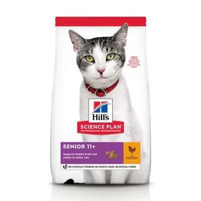 Hill's Science Plan Senior 11+ poulet pour chat 3kg (4 variantes)