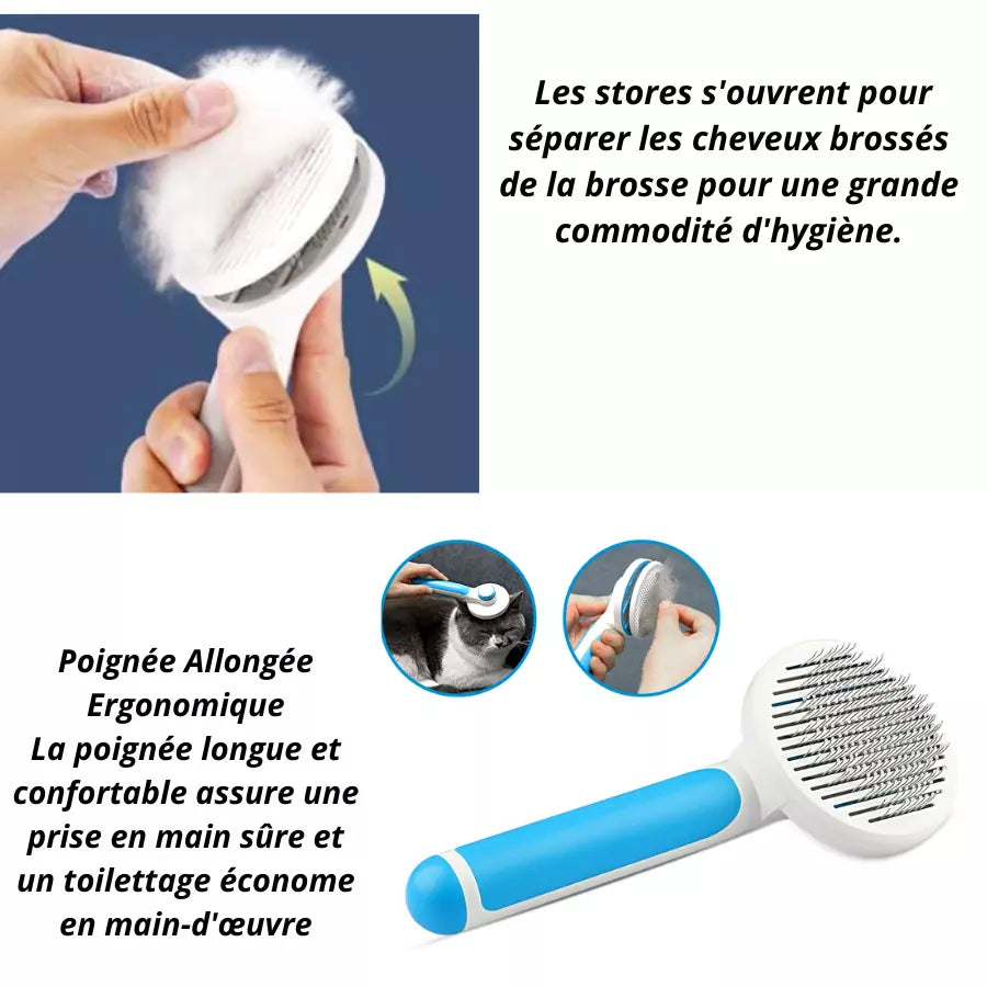 Brosse à poils pour chiens chat toilettage Automatique