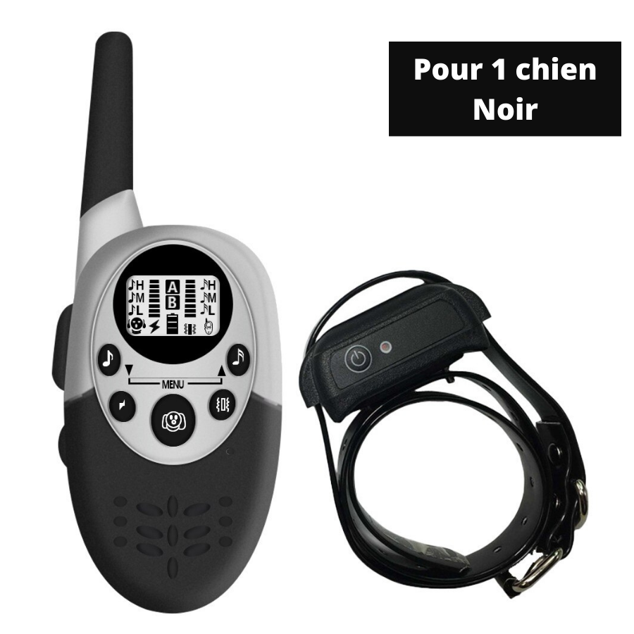 Collier de dressage chien Electrique Rechargeable et Etanche 1000m