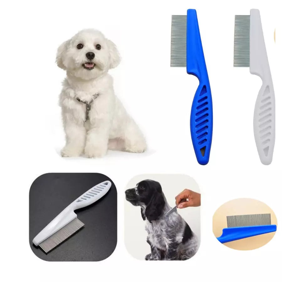 Brosse d'élimination des puces et des poux chat-chien