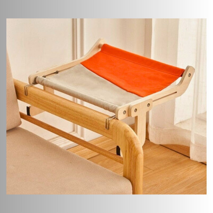 Lit Hamac fenêtre suspendu en bois pour chat
